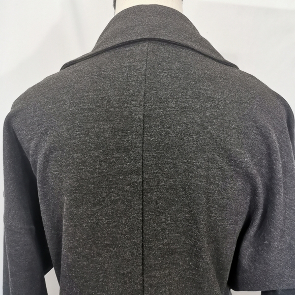 Cabi 1-Button Stretch Knit Coat in Dark Heathered Grey - Sz XS Open To Offers - Picture 6 of 10